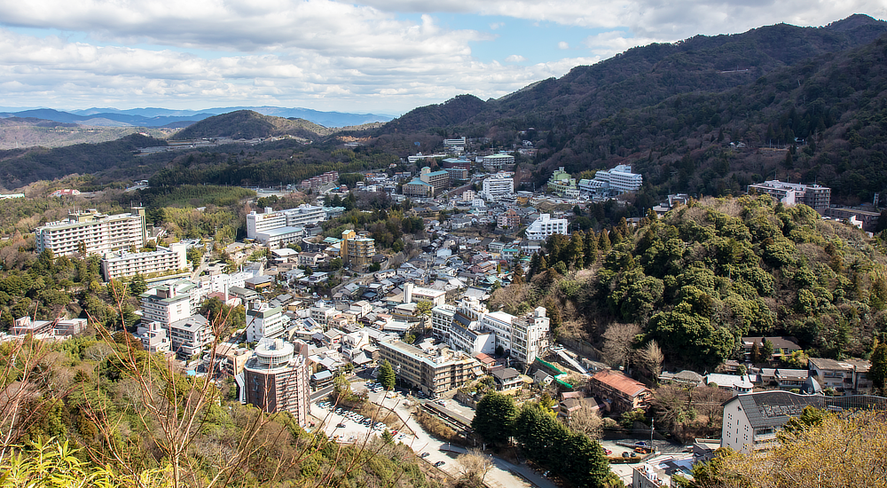 有馬の街を一望できる絶景スポット