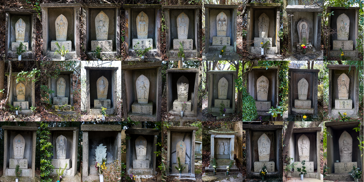 西国三十三箇所巡りの石仏